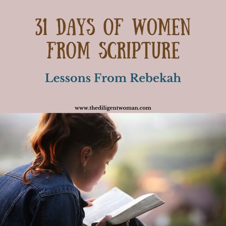 Lessons from Rebekah