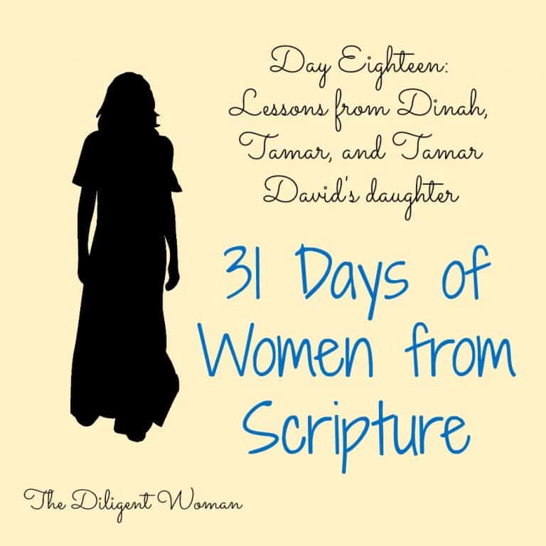Lessons from Dinah, Tamar, and Tamar the daughter of David