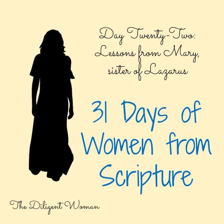 Lessons from Mary the sister of Lazarus