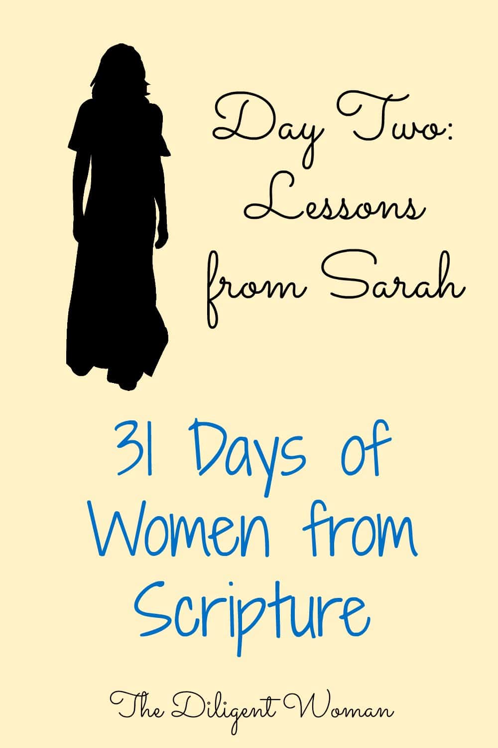 Lessons from Sarah