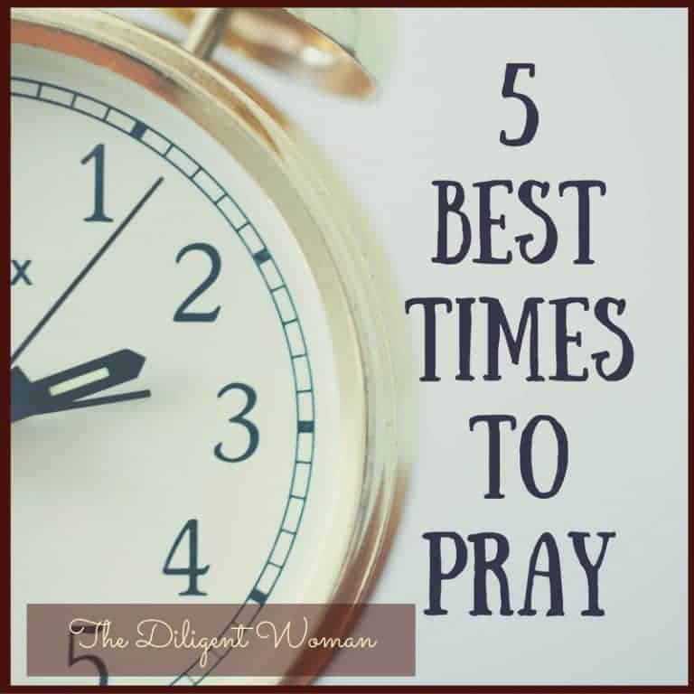 5 Best Times to Pray