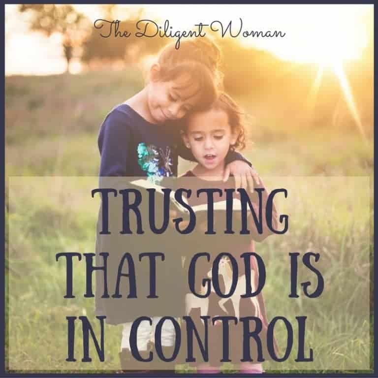 Trusting that God IS in Control