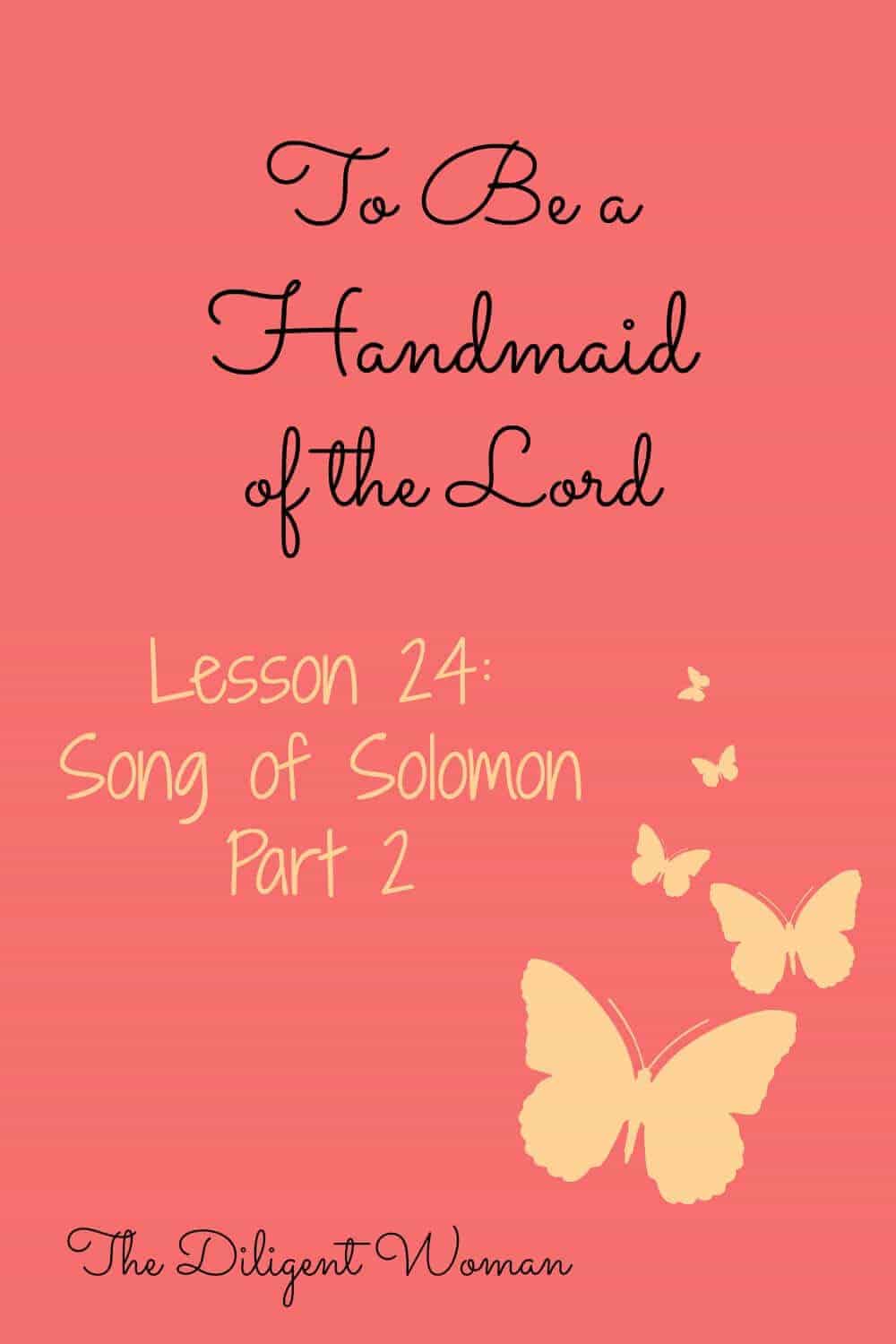 Song of Solomon part 2