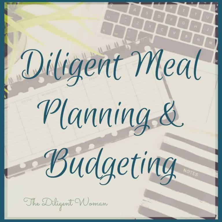 Diligent Meal Planning and Budgeting