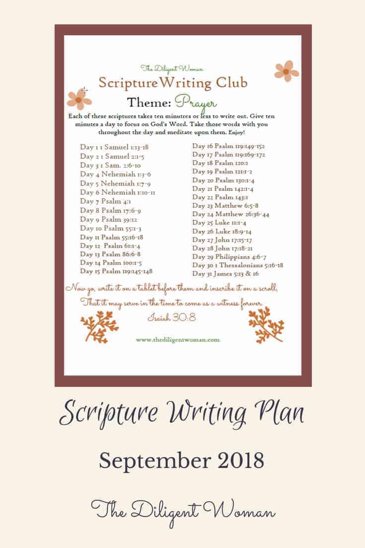 Join us as we delve deeper into Prayer through Scripture Writing!