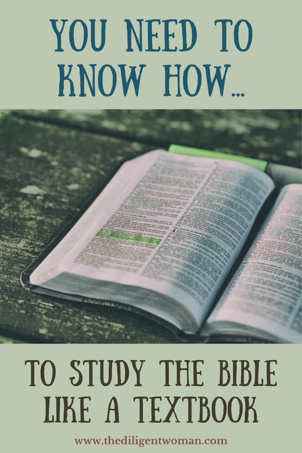 How to Study the Bible with a Bible Marking System