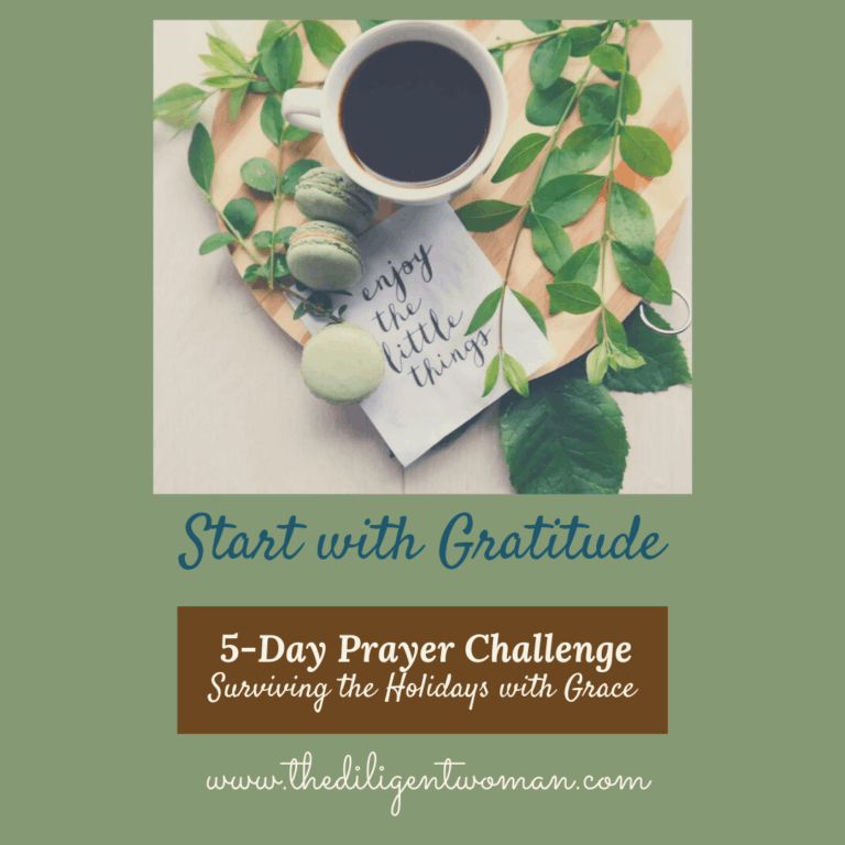 Gratitude – 5-Day Prayer Challenge – Holiday Edition – Day One