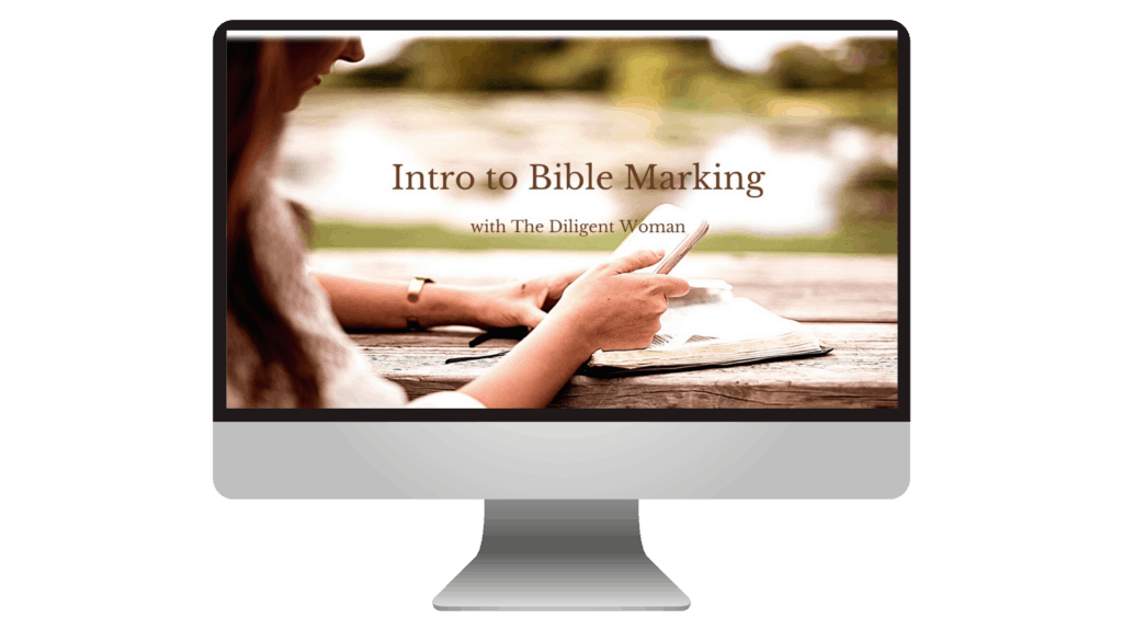 Intro to Bible Marking